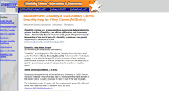 Desktop Screenshot of disability-claims.org